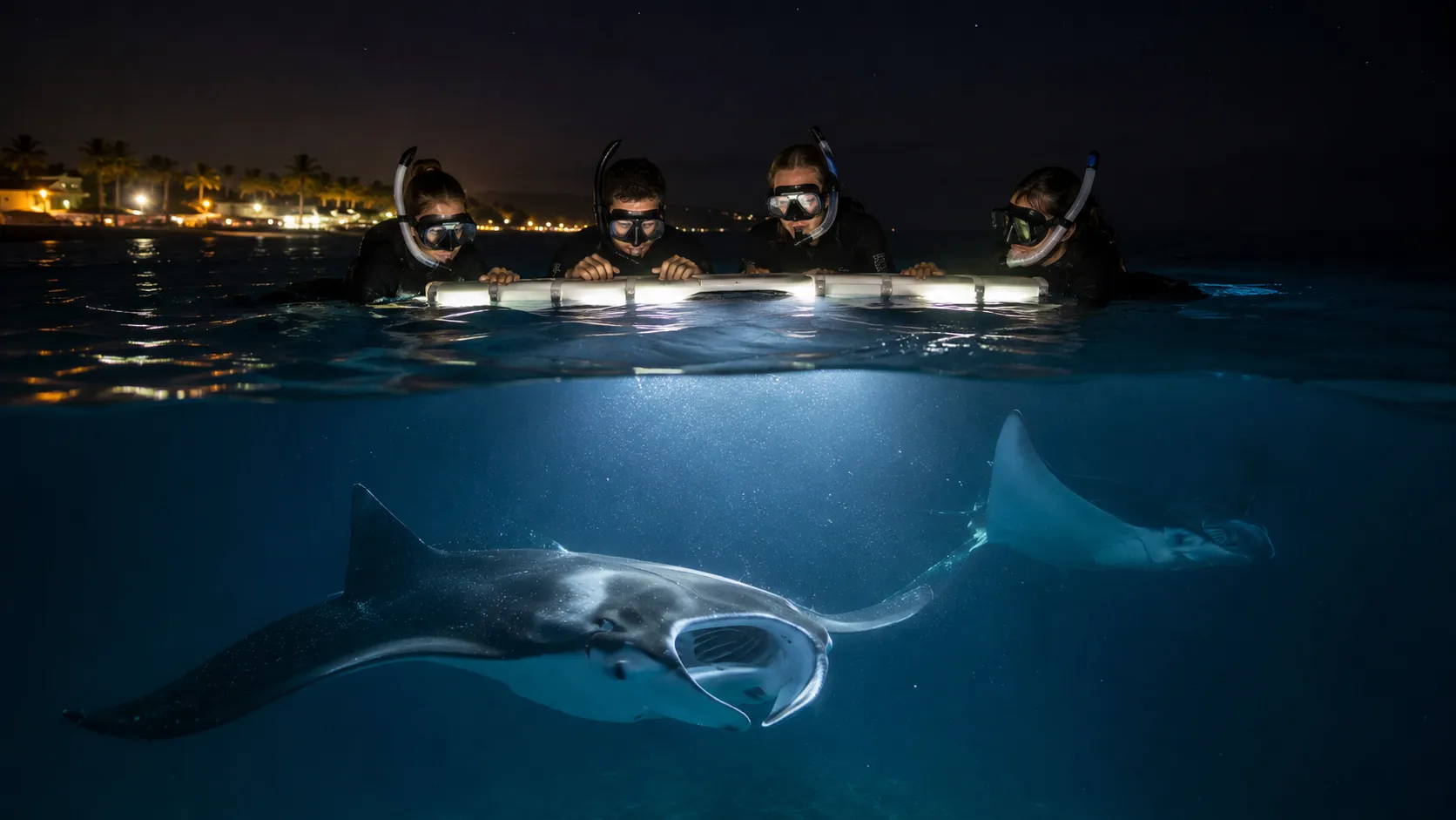 Manta Ray Night Snorkel Experience - Big Island